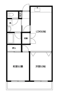 モリコーポ【3階】の間取り