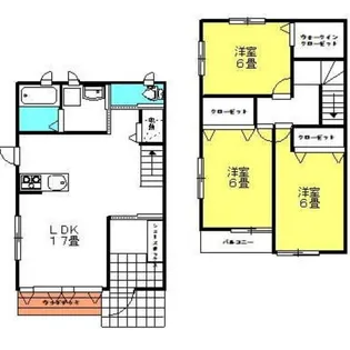 平泉テラスハウス【2階】の間取り