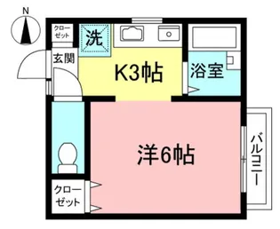 ラ・パラシオン【1階】の間取り