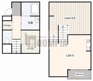 elm -D-(エルム)【2階】の間取り