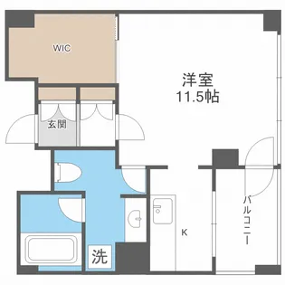 プライムメゾン鴨々川【5階】の間取り