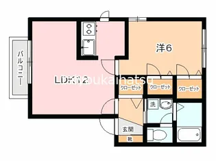 シャーメゾン川口【2階】の間取り