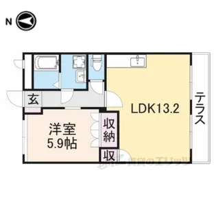 プランドールソフィア【1階】の間取り