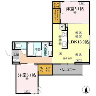 GraceCourt【3階】の間取り