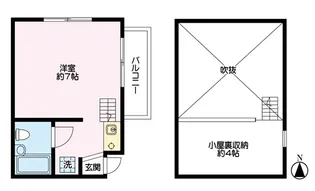 ガーデンハウスC棟【2階】の間取り