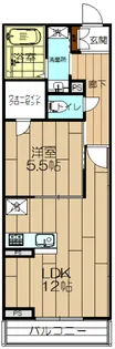 shushu nove(シュシュ ノーヴェ)【2階】の間取り
