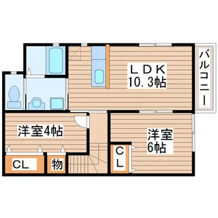 グランメール・オオタ【2階】の間取り
