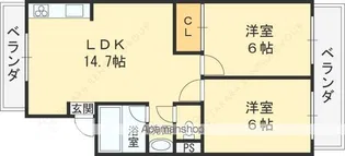 Comfy鴻池新田駅前【1階】の間取り