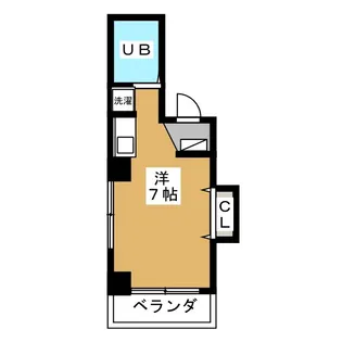 ウィング両国【7階】の間取り