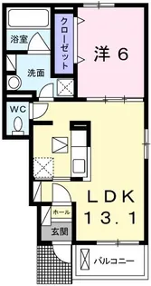 グランエトワール【1階】の間取り