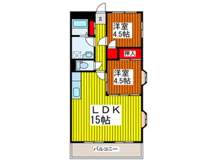 CASA・YOKO【4階】の間取り