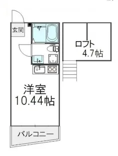 Hagane【2階】の間取り