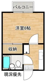 コーポ深町【1階】の間取り