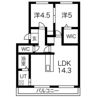 寺島レジデンス【3階】の間取り