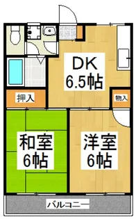 ドリームパレス【2階】の間取り
