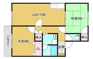 アネックスサトウII B棟【2階】の間取り