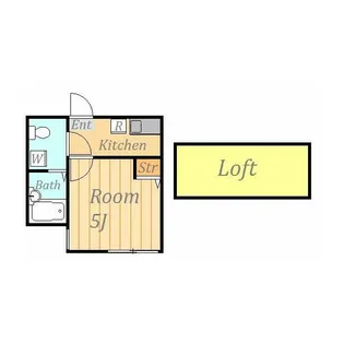 アルクール【1階】の間取り