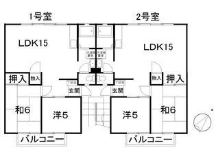 ソレイユ柳瀬B【2階】の間取り