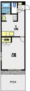 サンテラス【1階】の間取り
