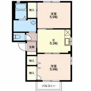 フォーレス A【2階】の間取り
