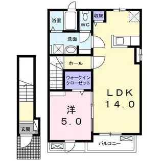 チェリオ【2階】の間取り