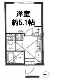 リーヴェルポート四つ木Axis【1階】の間取り