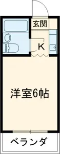 ハイツゴールド【2階】の間取り