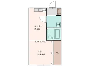 コーポプランタン【3階】の間取り