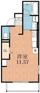 南秀苑かつやま【2階】の間取り