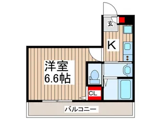 ミルトワ越谷【2階】の間取り