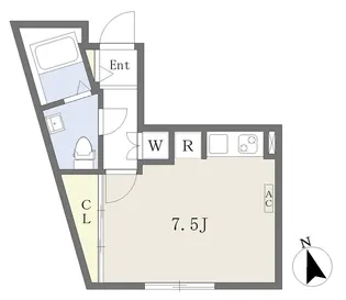 B.G.Grand Wakabayashi【3階】の間取り