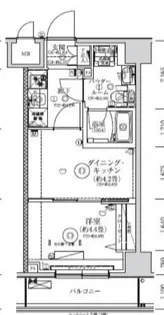 レアライズ赤羽イースト【2階】の間取り