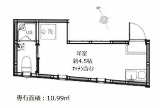 サークルハウス新高円寺【1階】の間取り