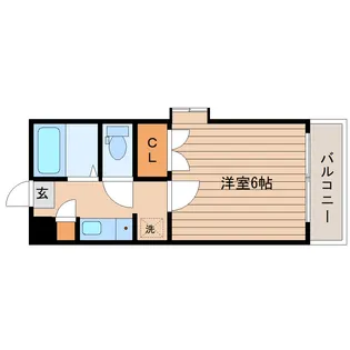 グリーンフォレストあさみ【2階】の間取り
