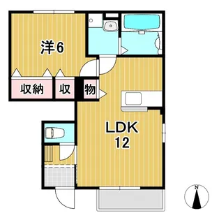 ラコルタ【1階】の間取り