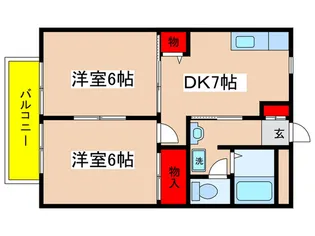 アルス新百合【2階】の間取り