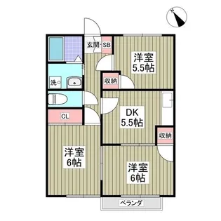 セブンスアローズ【1階】の間取り