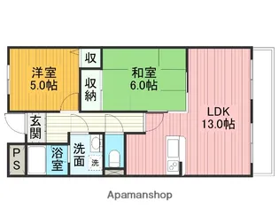 コンフォートステージII【2階】の間取り