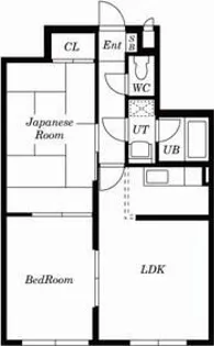 ウエスト12【1階】の間取り