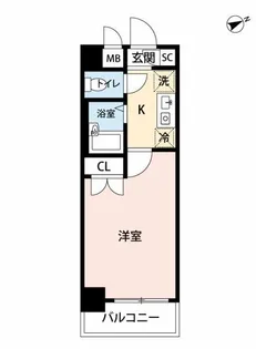 プライマル西船橋【5階】の間取り