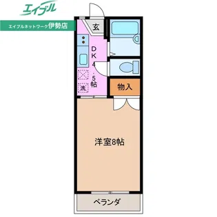 スリーベル【2階】の間取り
