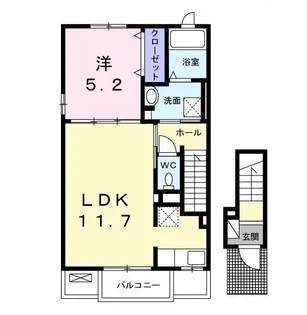 Legato【2階】の間取り