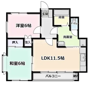 ビューテラス成増【3階】の間取り