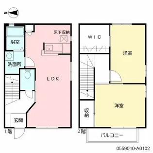 プレステージ22 A棟の間取り