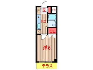 アミー習志野台【1階】の間取り