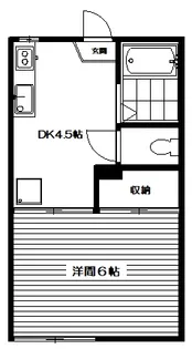 メゾンヒロ【2階】の間取り