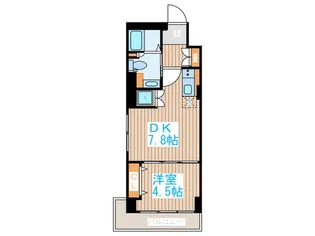 マンションヴィップ新宿柏木【2階】の間取り