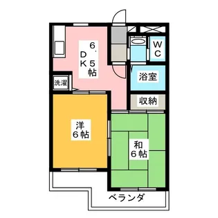 コーポドルミオ【1階】の間取り