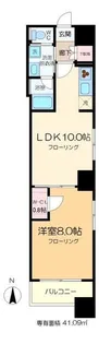 石原スクエア【8階】の間取り
