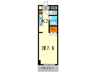 カーマ エスパッソ【8階】の間取り